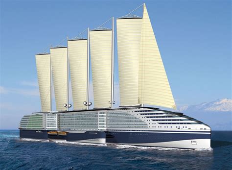 Top 7 Green Ship Concepts Using Wind Energy | Cruise ship, Cruise ...