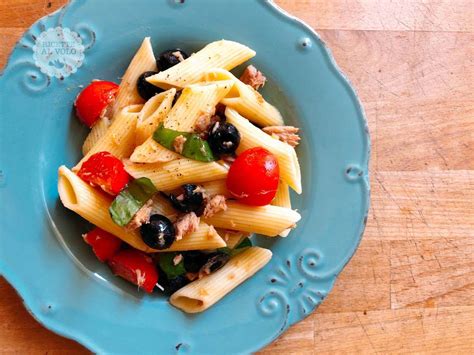 Pasta Fredda Con Tonno E Olive Nere La Ricetta Estiva Facile E Veloce