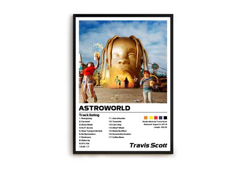 Travis Scott Astroworld Minimalist Album Cover Poster - Etsy