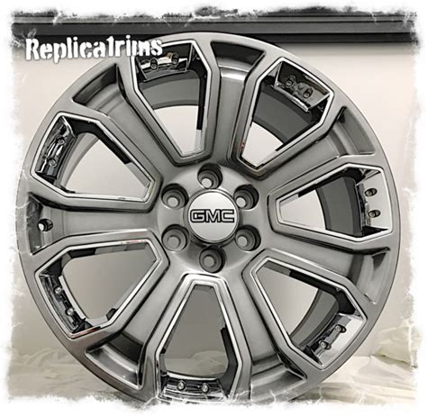 20 Inch Hyper Silver Chrome 2017 Gmc Sierra 1500 Denali Oe Replica Wheels 6x5 5 Ebay