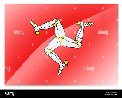 Isle of Man flag Stock Photo - Alamy