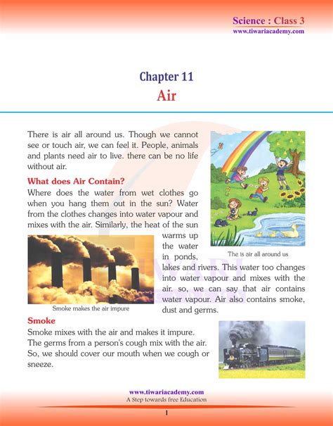 Ncert Solutions For Class Science Chapter Air