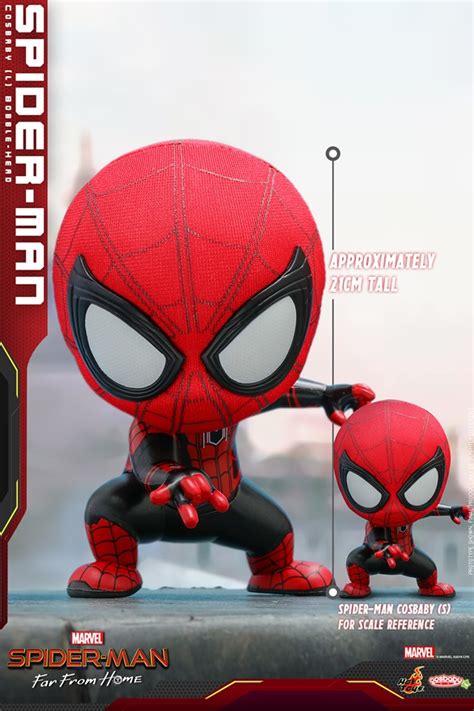 Homem Aranha Longe De Casa Ganha Suas Vers Es De Cosbabies Da Hot Toys Universo Marvel