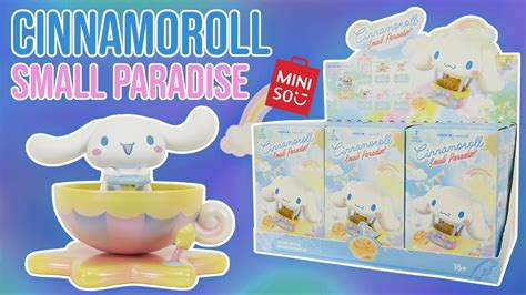 Miniso Sanrio Cinnamoroll Small Paradise Blind Box Unboxing Full Set Youtube