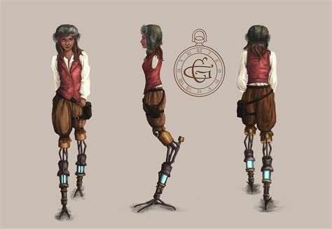 Artstation Steam Punk Character Design