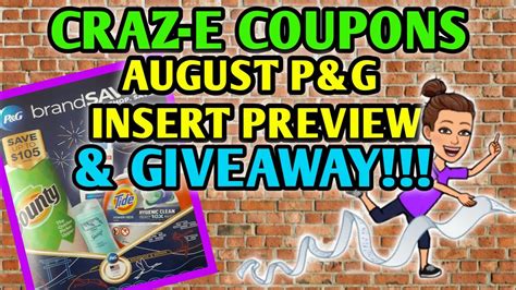 August P G Insert Preview Giveaway Youtube