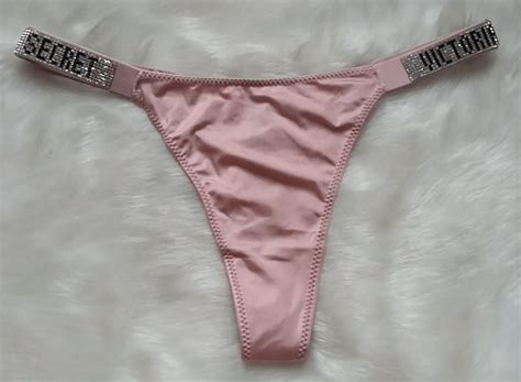 Calcinha Strass Victorias Secret Lingerie Feminina Victorias Secret Nunca Usado