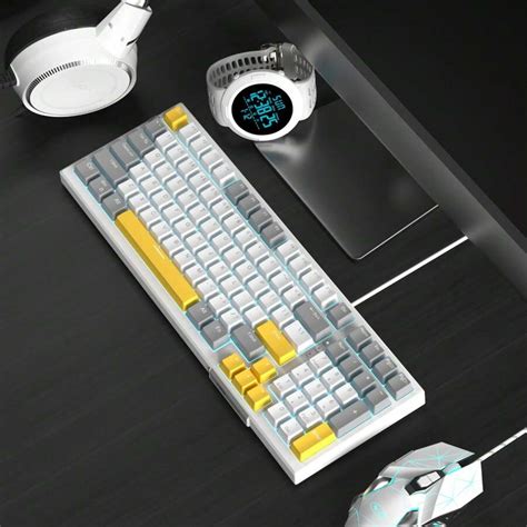 Magegee Magegee Mk Sky Mechanische Gaming Tastatur Hot Swap F Hig Klein Kompakt Tasten