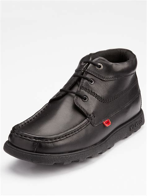 Kickers Mens Fragma Mid Boots in Black for Men | Lyst