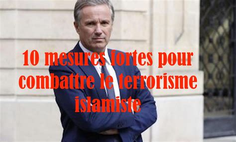 mesures fortes pour combattre le terrorisme islamiste la politique