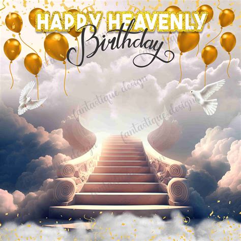 Happy Heavenly Birthday Memorial Png In Loving Memory Birthday In