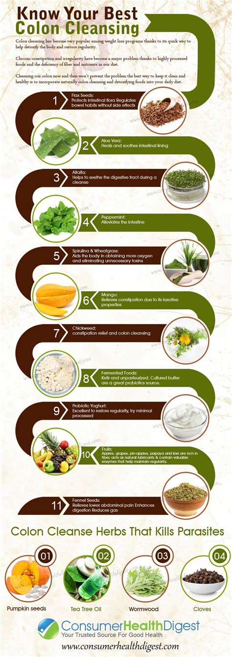 Know Your Best Colon Cleansing Foods