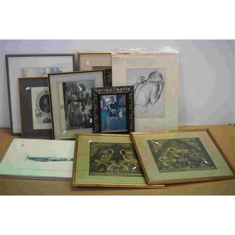 Pencil Sketch Of A Sleeping Naked Woman Signed Van Hove 196 Barnebys