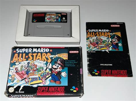 Super Nintendo SNES Spiel Super Mario All Stars OVP Kaufen Auf