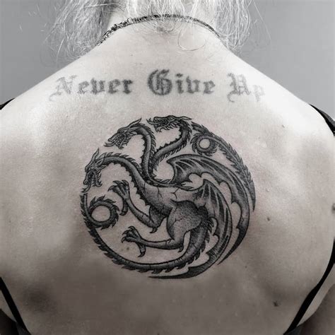 Destiny Tattoo House Targaryen Sigil Done By