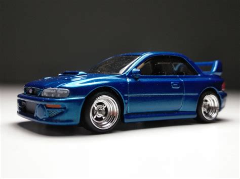 Subaru Impreza WRX STI Hot Wheels Custom Real Rubber Tires Etsy