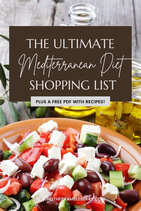 The Ultimate Mediterranean Diet Shopping List For Beginners Artofit
