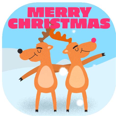 Merry Christmas Dancing GIF - MerryChristmas Dancing Reindeer ...