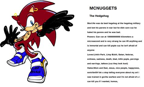 Plz don't steel | Sonic Original Characters | Know Your Meme