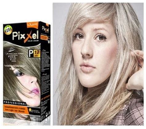 Lolane Pixxel Hair COLOR Permanent Hair Cream Dye Ash Blonde P17 EBay