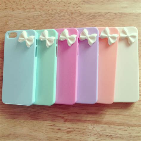 Iphone 5 Pastel Bow Cases Cool Iphone Cases Cute Phone Cases Girly