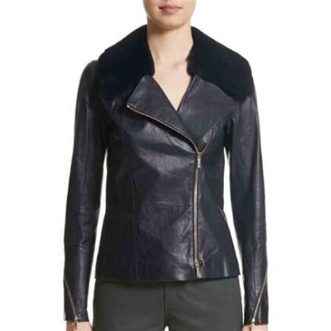 Fur Leather Elite Jacket - Luxurious & Elegant Women's Jacket