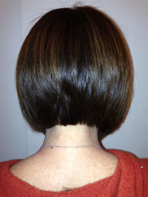 Back of GK treated classic textured bob | Bob hairstyles, Short hair