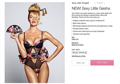 Victoria Secrets une ligne de lingerie fait polémique Elle