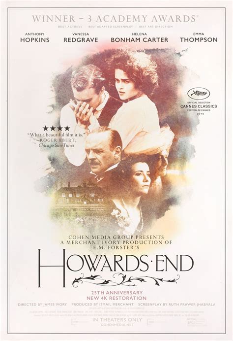 Howards End Original R2016 Us One Sheet Movie Poster Posteritati