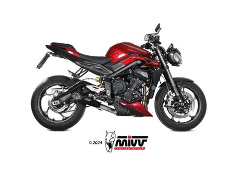 T Sc B Impianto Completo X M Inox Nero Mivv Triumph Street Triple