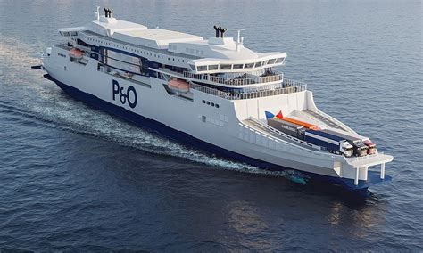 P&O Ferries takes delivery of the first of 2 new “fusion class” ferries
