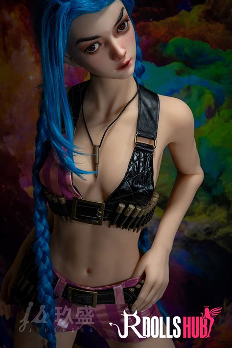 League Of Legends Jinx Sex Doll JIUSHENG Doll 168cm 5ft5 TPE Sex Doll With Silicone Head