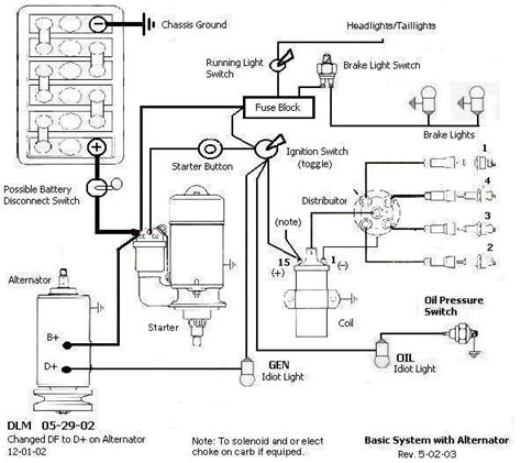 Simple Dune Buggy Wiring Diagram