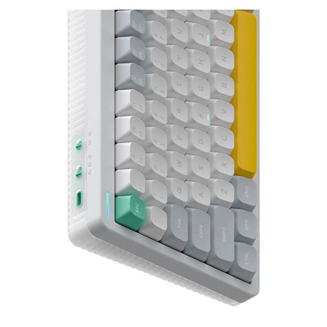 Nuphy Halo V Hot Swappable Rgb White Wireless Mechanical Keyboard Mint Kbnpha V Whmt Mwave