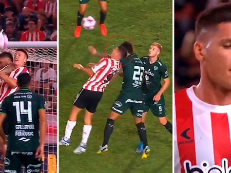 El tremendo codazo a Carrillo en Estudiantes vs Sarmiento: le bajaron