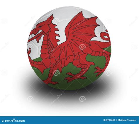 Welsh Football stock photo. Image of country, nation, clipping - 3707682