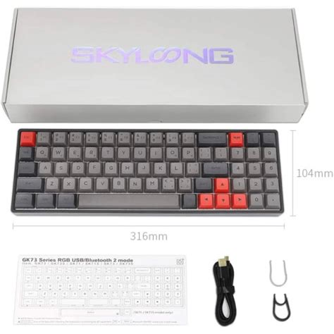 Skyloong Sk S Dual Mode Rgb Hot Swap Mechanical Keyboard Price In Bd