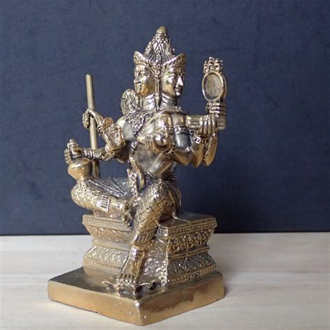 God Hindu Brahma Statue Brass Statue God 4 Face India Etsy