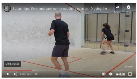 Squash Tips: Forehand Back Corner - CourtBound.com