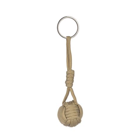 Porte Clefs Noeud Marin Pomme De Touline Kaki