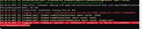 Try To Run A Game On Vita 3k Pc Emulator And Get This Error Anyone