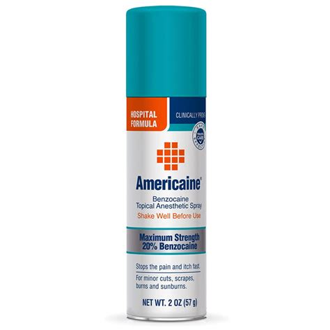 Americaine Benzocaine Topical Anesthetic Spray 2 Oz — Mountainside Medical