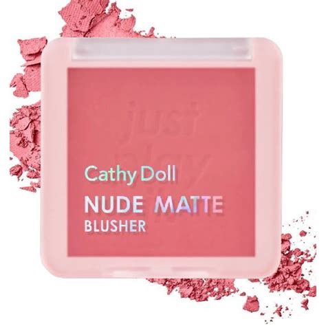 Cathy Doll Nude Matte Blusher 6g 04 Pink Idol Shopee Philippines