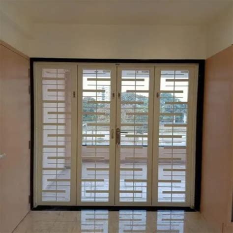 Powder Coated Aluminium Hinged Mesh Balcony Door For Home At Rs 335 Sq