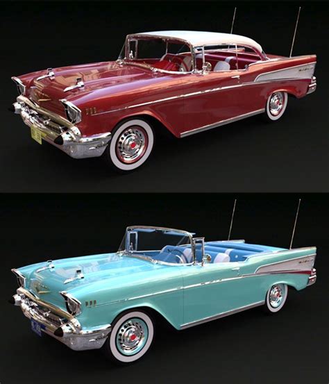 Chevrolet Bel Air 1957 Bundle Daz3d And Poses Stuffs Download Free Discussion About 3d Design