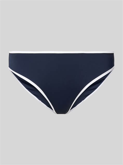 Kup Online TOMMY HILFIGER Figi Bikini Z Elastycznym Pasem Granatowy