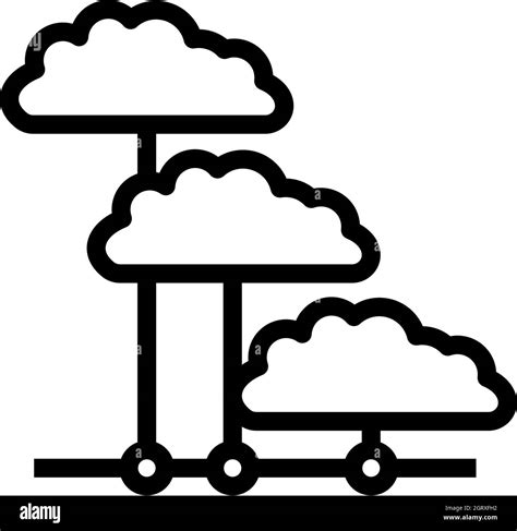 Cloud Network Icon Stock Vector Image And Art Alamy