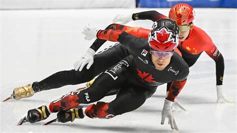 Canadian speed skaters win 3 gold medals at short track World Cup in