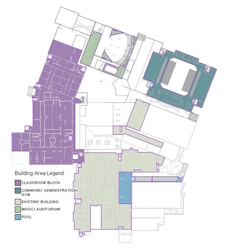 Lake Central High School Room Concepts Overall Building Plans School