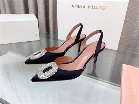 Туфли Amina Muaddi - купить с доставкой по выгодным ценам в интернет ...